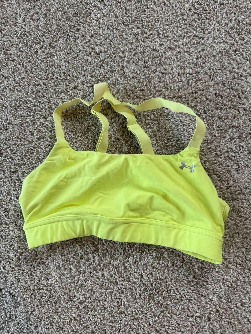 Under Armour Neon Yellow Women's Swim Sport Top